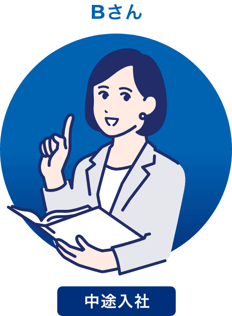 Bさん 中途入社